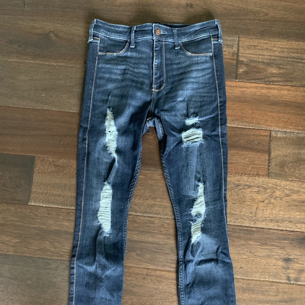 Hollister ripped jeans